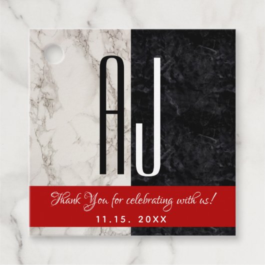 モダン書結婚の フェイバータグ (正面)