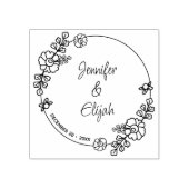 モダン書結婚の ラバースタンプ (インプリント)