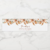 モダン書結婚文字 ペットボトルラベル (シングルラベル)