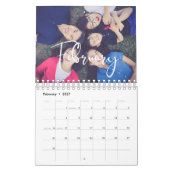 モダン書道家写真2026 カレンダー (2月 2027)