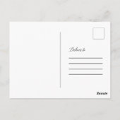 モダン書道得結婚結婚したの写真 ポストカード (裏面)