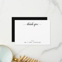 モダン書道白黒ありがとう