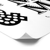 モダン書離れのプリント ポスター (角)