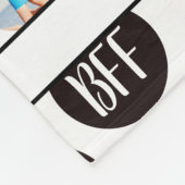 モダン最高のおもしろいFRIENDSフォト水玉模様SM フリースブランケット (角)