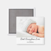 モダン最高のお祖母さんの写真名 マグネット (正面/裏面)