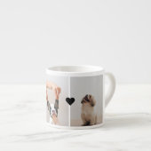 モダン最高のの母 |犬の写真 エスプレッソカップ (正面右)