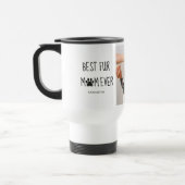 モダン最高のの母 |犬の写真 トラベルマグ (左)