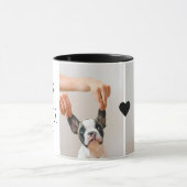 モダン最高のの母 |犬の写真 マグカップ (中央)