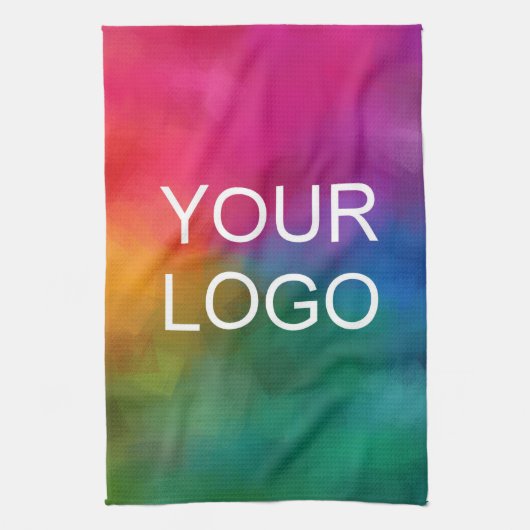 モダン最高のエレガントBusiness Companyのロゴテンプレート キッチンタオル (縦)