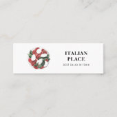 モダン最高のサラダインプロフェッショナル スキニー名刺 (正面)