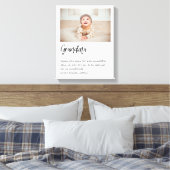 モダン最高のシンプル美しいギフト最高のギフト キャンバスプリント (インサイチュ (寝室))