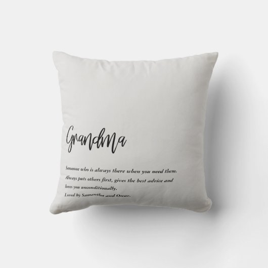 モダン最高のシンプル美しいギフト最高のギフト クッション (裏面)