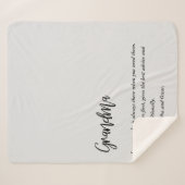 モダン最高のシンプル美しいギフト最高のギフト シェルパブランケット (正面(横))