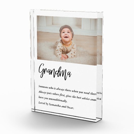 モダン最高のシンプル美しいギフト最高のギフト フォトブロック (右)