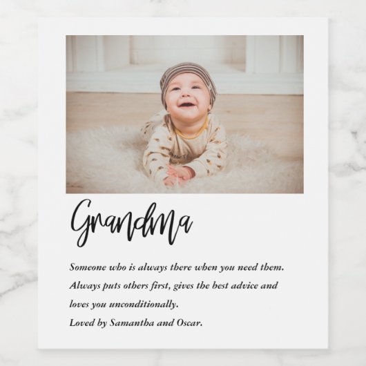 モダン最高のシンプル美しいギフト最高のギフト ワインラベル (シングルラベル)