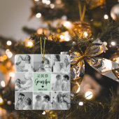 モダン最高のシンプルGRANDPAエバーパステルミントギフト セラミックオーナメント