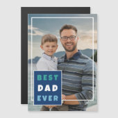 モダン最高のパパがフルフォトファーザーの日 (正面/裏面)