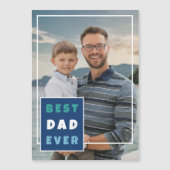 モダン最高のパパがフルフォトファーザーの日 (正面)