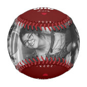 モダン最高のパパの父の日の娘Reから 野球ボール (正面)