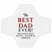 モダン最高のパパエバファーズデー サッカーボール (フラット)