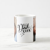 モダン最高のパパエバーフォトマグ コーヒーマグカップ (中央)