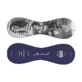 モダン最高のパパエバーブルーファーダーズデイ名前をカスタムする 野球ボール (パネル)