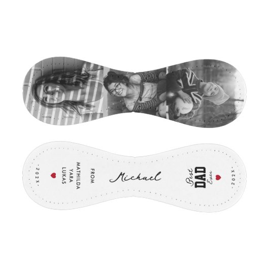 モダン最高のパパエバー白黒名前をカスタムする 野球ボール (パネル)