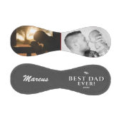 モダン最高のパパ名Father's Day Photo 野球ボール (パネル)