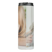 モダン最高のパパ完全写真父の日 タンブラー (裏面)