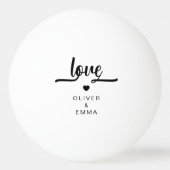 モダン最高のパパ 卓球ボール (裏面)