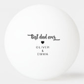 モダン最高のパパ 卓球ボール (裏面)