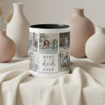 モダン最高のパパEverカスタム Photo Coffee マグカップ<br><div class="desc">このセラミックマグカップは、9つのカスタマイズ可能な写真とモダンフレーズ付きミニマルなフォントを備え最高のて、「パパは今まで」。このパーソナル化可能なマグカップ上の写真を簡単に置き換え、必要なフォントや言もし語を変更する。このコーヒーマグは、父の日、誕生日、またはクリスマスのための完璧な贈りお気に入りの物であります。</div>