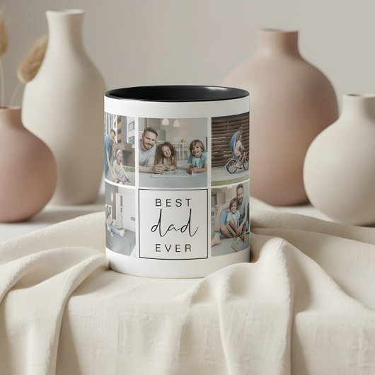 モダン最高のパパEverカスタム Photo Coffee マグカップ