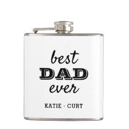 モダン最高のパパEver 4 Photo フラスク