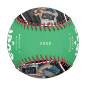 モダン最高のパパEver 4 Photo Faters Gift 野球ボール (正面)