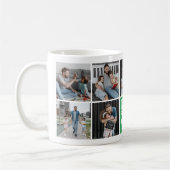 モダン'最高のパパEver' 9 Photo Keepsake コーヒーマグカップ (左)