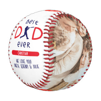 モダン最高のパパEver Family Photo Father Day 野球ボール