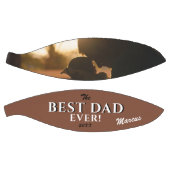 モダン最高のパパEver Father's Day Keepsake Photo バスケットボール (パネル)