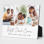 モダン最高のパパEver Father's Day Photo Collage フォトプラーク (側面)