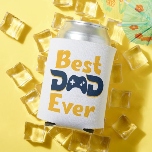 モダン最高のパパEver Gamerパパ写真 缶クーラー (インサイチュ 夏)