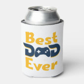 モダン最高のパパEver Gamerパパ写真 缶クーラー (缶正面)