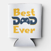 モダン最高のパパEver Gamerパパ写真 缶クーラー (正面)