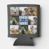 モダン最高のパパEver Photo Collage 缶クーラー (裏面)
