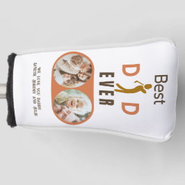 モダン最高のパパEver Photo Collage Fanthers Day ゴルフヘッドカバー