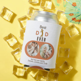 モダン最高のパパEver Photo Collage Fanthers Day 缶クーラー