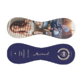 モダン最高のパパEver Photo From Daughter Blue金ゴールド 野球ボール (パネル)