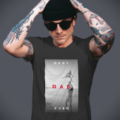 モダン最高のパパEver Photo Monochrome Tシャツ