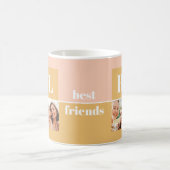 モダン最高の友の写真マグカップ コーヒーマグカップ (中央)