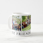 モダン最高の友達の永遠の写真集 コーヒーマグカップ (正面左)