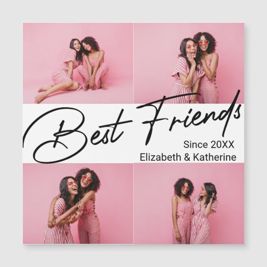 モダン最高の友達4 Photo Collage Gift (正面)